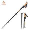 Lightweight Collapsible Adjustable Aluminum Telescopic Hiking Trekking Pole Walking Sticks Pair with Nordic Trek Accessories